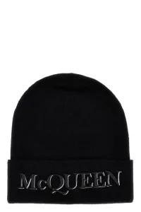 Logo embroidered beanie - Black