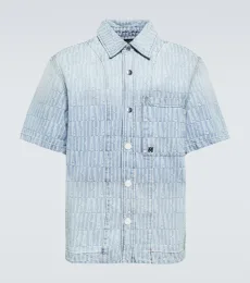 Logo jacquard denim shirt Logo jacquard denim shirt