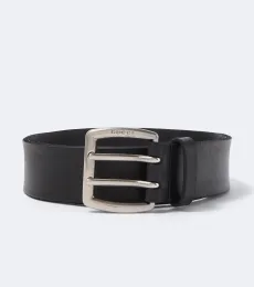 Logo leather belt Logo leather belt