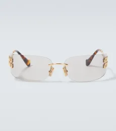Logo oval sunglasses