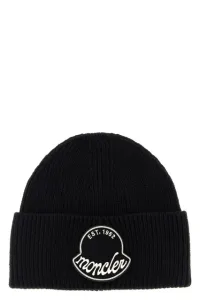 Logo patch beanie - Black