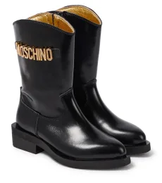 Logo patent leather cowboy boots Logo patent leather cowboy boots
