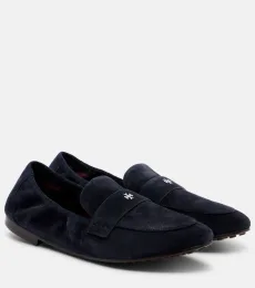Logo suede loafers Logo suede loafers