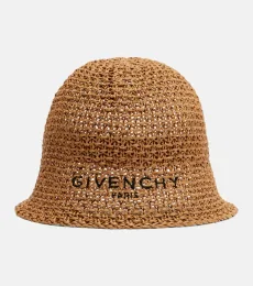 Logo woven cotton-blend bucket hat Logo woven cotton-blend bucket hat