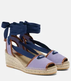 Lola suede espadrille wedges