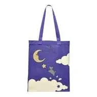 London Shoot to the Moon Medium Tote Made From Recycled Fabric in Aurora Purple
