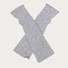 Long Grey Fingerless Cashmere Arm Warmers Long Grey Fingerless Cashmere Arm Warmers