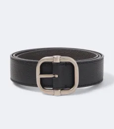 Loop reversible leather belt Loop reversible leather belt