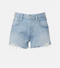 Loro frayed denim shorts Loro frayed denim shorts