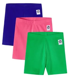Lot de 3 shorts en coton mélangé Lot de 3 shorts en coton mélangé