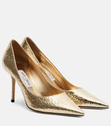 Love 85 metallic-effect pumps