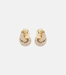 Love Knot 2.0 embellished clip-on earrings Love Knot 2.0 embellished clip-on earrings