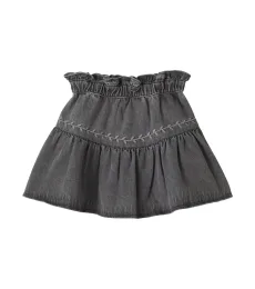 Luisella embroidered denim skirt Luisella embroidered denim skirt