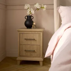 Lydia Bedside Chest, Washed Oak Lydia Bedside Chest, Washed Oak