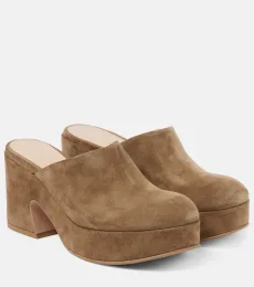 Lyss suede platform mules Lyss suede platform mules