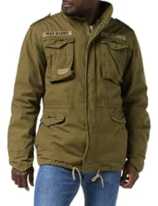 M65 Giant Men's Parka Jacket - Green (Olive 1), XXL M65 Giant Men's Parka Jacket - Green (Olive 1), XXL