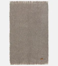 Madornale mohair and wool-blend throw Madornale mohair and wool-blend throw