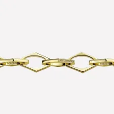 Maél Chunky Chain Bracelet - 18k Gold Plated Brass