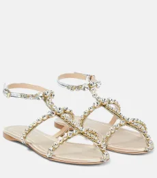 Maharani embellished leather sandals Maharani embellished leather sandals