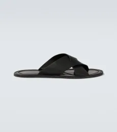 Malick Cross leather sandals Malick Cross leather sandals