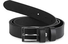 Man's Leather Belt Extra Long L11(Black-3, 150 cm x 3 cm (Total length 167,5 cm)) Man's Leather Belt Extra Long L11(Black-3, 150 cm x 3 cm (Total length 167,5 cm))
