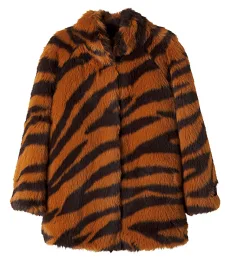 Manteau à imprimé tigre