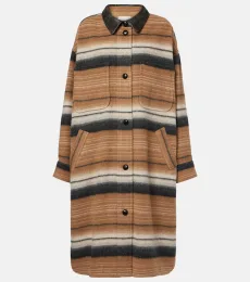 Manteau Djilaga en laine mélangée Manteau Djilaga en laine mélangée