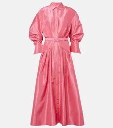 Maple belted gathered shirt dress Maple belted gathered shirt dress