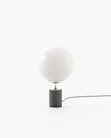 MARCEL Table & Desk Lamp Grey Eucalyptus Veneer Matte