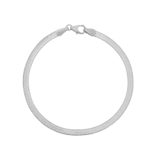 Marena Sterling Silver Herringbone Bracelet Marena Sterling Silver Herringbone Bracelet