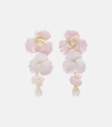 Mariam embellished floral drop earrings Mariam embellished floral drop earrings