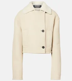 Marino cropped shearling jacket Marino cropped shearling jacket
