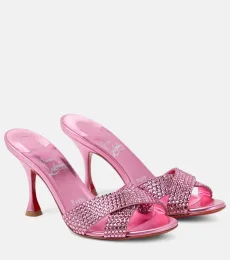 Mariza Is Back embellished suede mules Mariza Is Back embellished suede mules