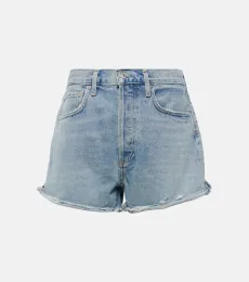 Marlow mid-rise denim shorts Marlow mid-rise denim shorts