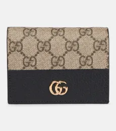 Marmont GG Supreme wallet Marmont GG Supreme wallet