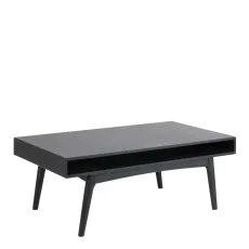 Marte Coffee Table With Open Shelf In Black