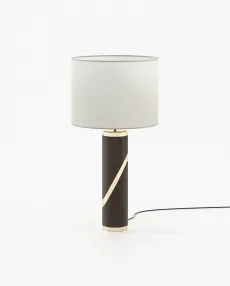 MARTIN Table & Desk Lamp Smoked Eucalyptus Veneer Matte