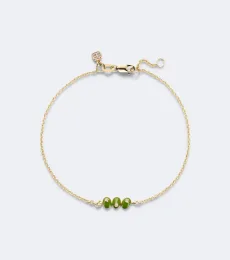 Martini Olives 14kt gold bracelet with sapphires Martini Olives 14kt gold bracelet with sapphires