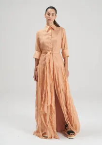 Mary Dress - Royal-Orange Mary Dress - Royal-Orange