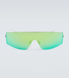 Mask flat-top sunglasses