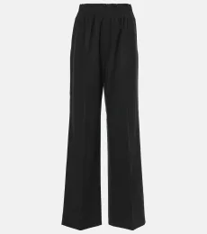 Maud cotton and linen wide-leg pants Maud cotton and linen wide-leg pants