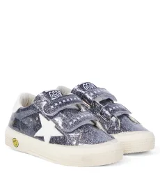 May School glitter sneakers