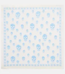 McQueen Skull silk scarf