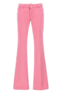 Medium waist flare jeans - Pink