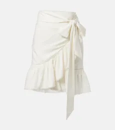 Mempster ruffled wrap skirt Mempster ruffled wrap skirt