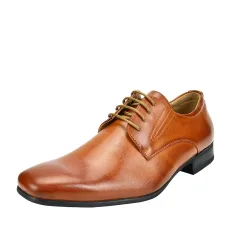 Men s Retro Vegan Leather Oxford Shoes with Square Toe Men s Retro Vegan Leather Oxford Shoes with Square Toe
