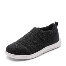 Men s Warm Faux Fur Slip On Loafers
