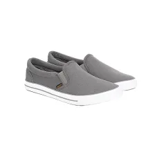 Men Trainers Slip On Canvas Plimsolls Pumps Casual Flat Gym Shoe Grey 12 UK Men Trainers Slip On Canvas Plimsolls Pumps Casual Flat Gym Shoe Grey 12 UK
