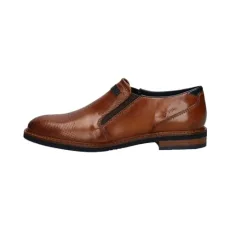 Men's Business Leather Shoes with Durable Impregnation and Extra Wide fit, Cognac Brown, 12 UK Men's Business Leather Shoes with Durable Impregnation and Extra Wide fit, Cognac Brown, 12 UK
