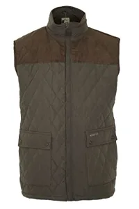 Mens Country Estate Arundel Fleece Lined BodyWarmer Olive L